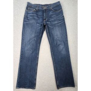 Trademark Mustang Straight‎ Leg Jeans Mens Size 34X32 Blue Denim Authentic Brand